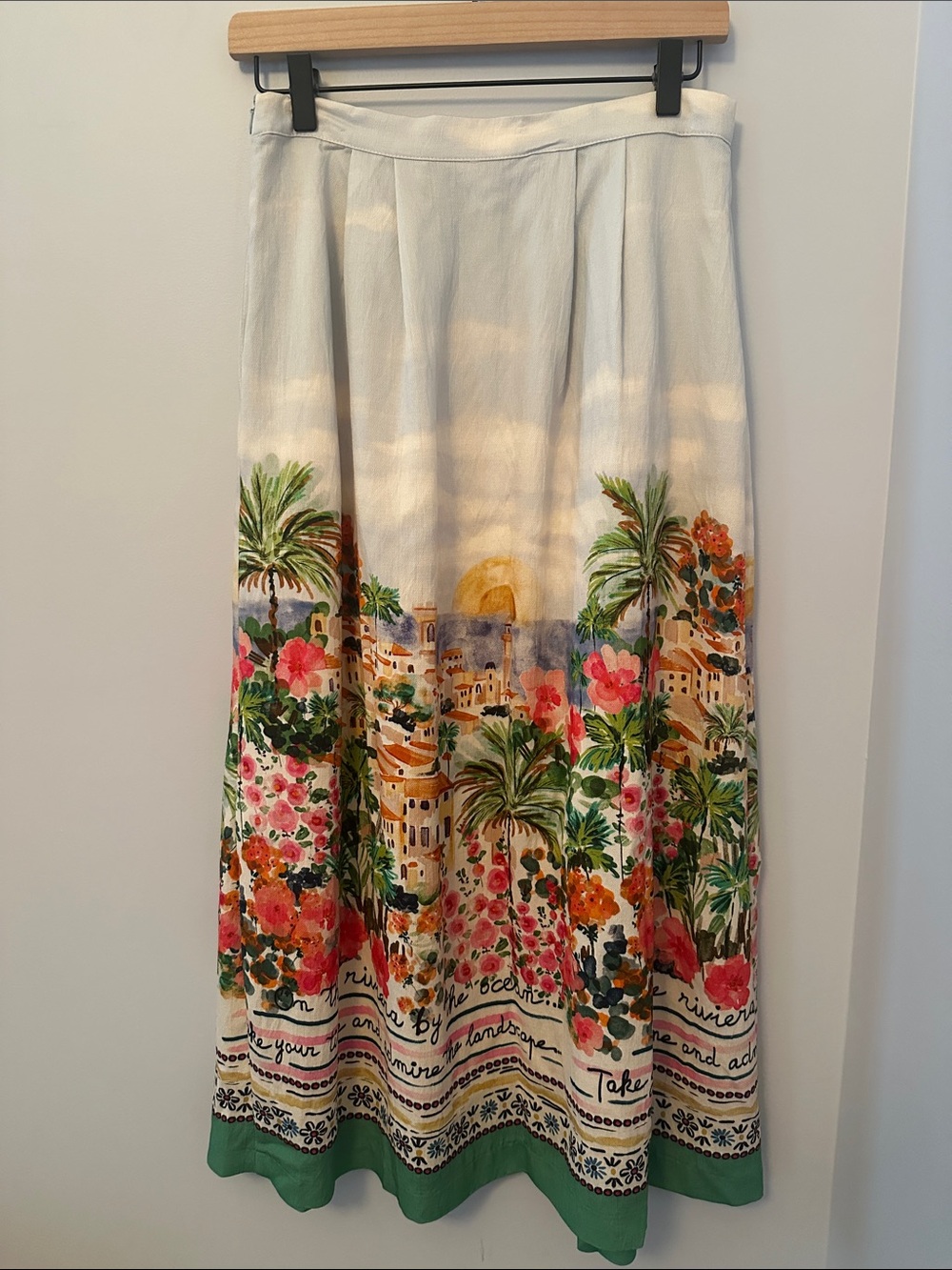 NWT Zara HR Printed Midi Skirt - Picture 5 of 5